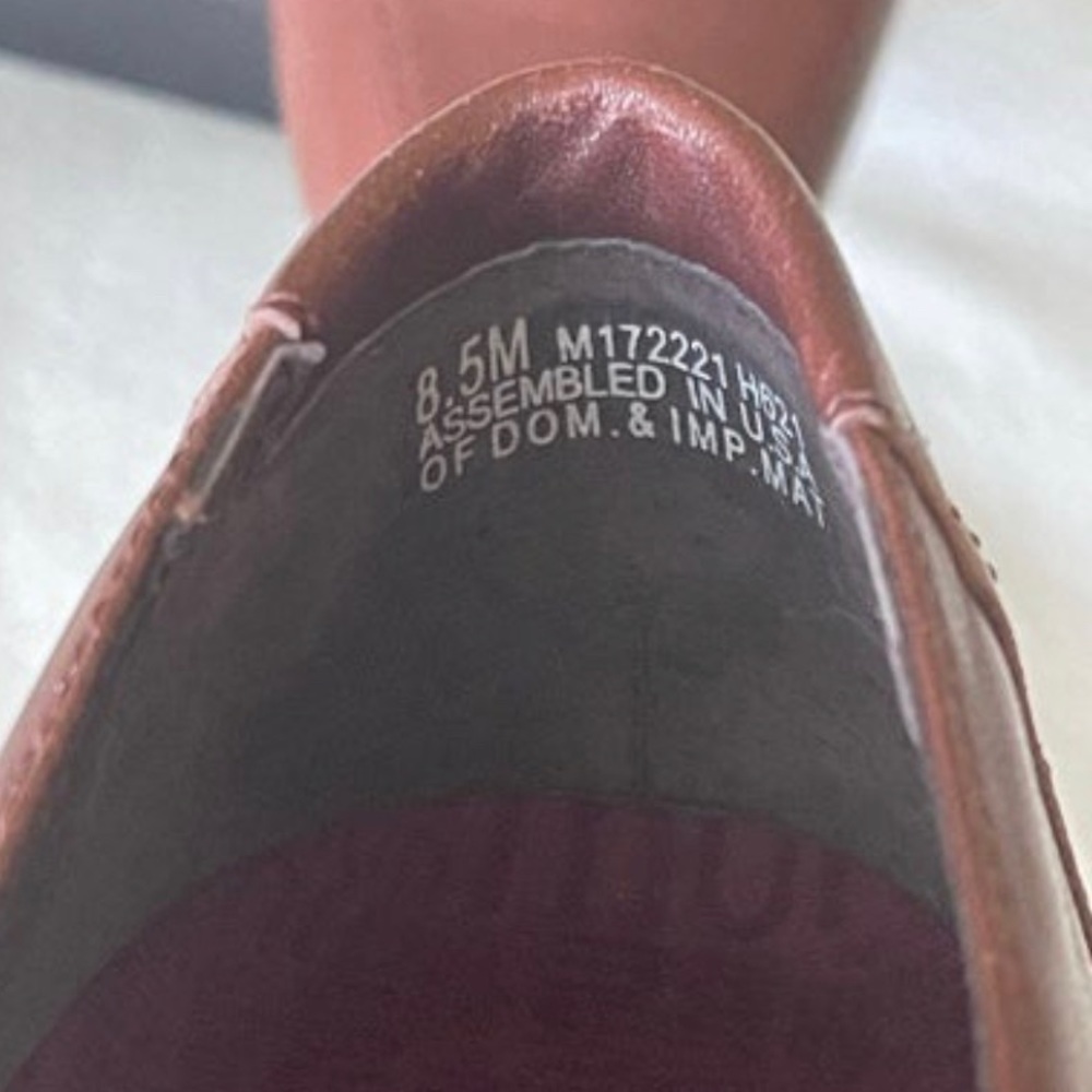 Munro Leather Blair Bit Loafers in Russell Brown Size: 8.5 - Picture 10 of 11